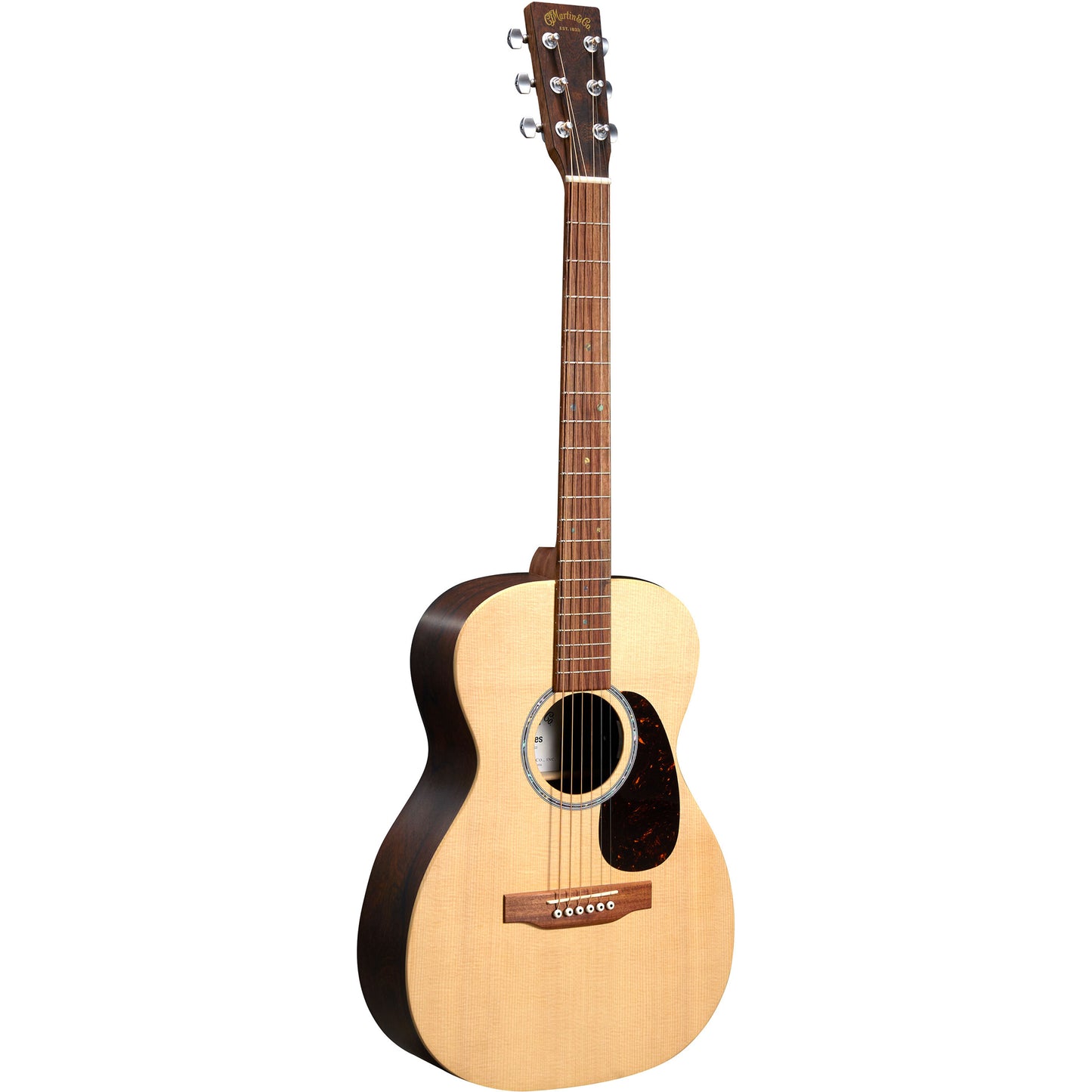 Martin 0-X2E Cocobolo Small Body Acoustic Electric Guitar - Natural