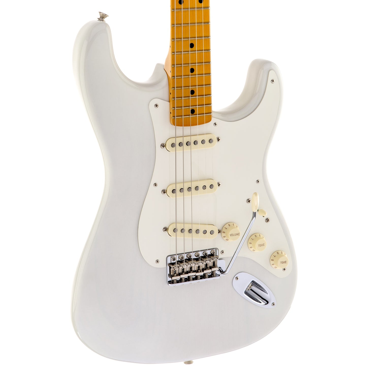 Fender Eric Johnson Stratocaster - Maple Fingerboard, White Blonde