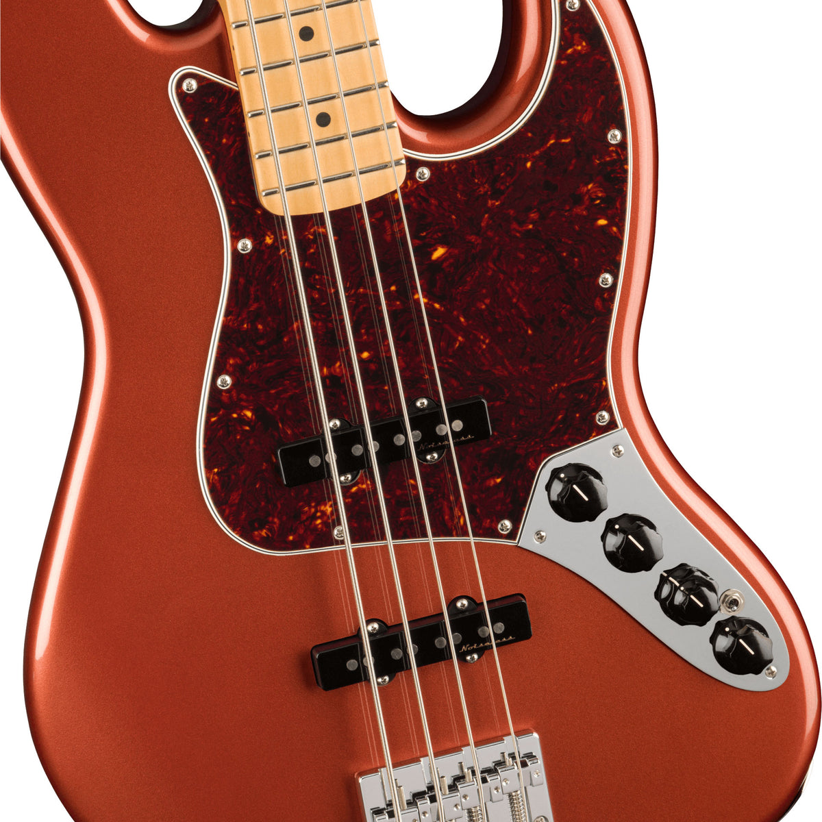 Fender Player Plus Jazz Bass®, Maple Fingerboard, Aged Candy Apple Red