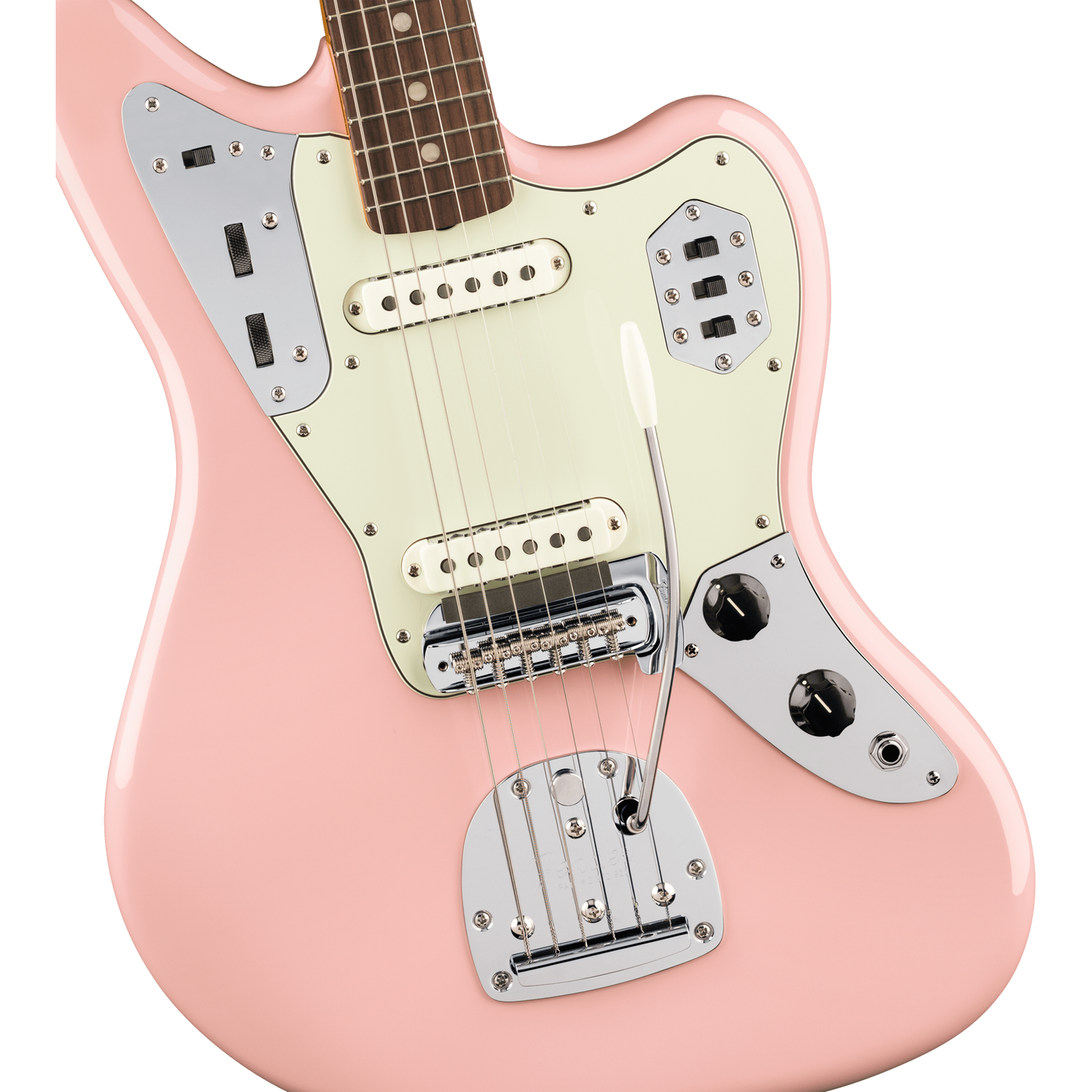 Fender Vintera III Mid '60s Jaguar Electric Guitar - Rosewood Fingerboard, Shell Pink