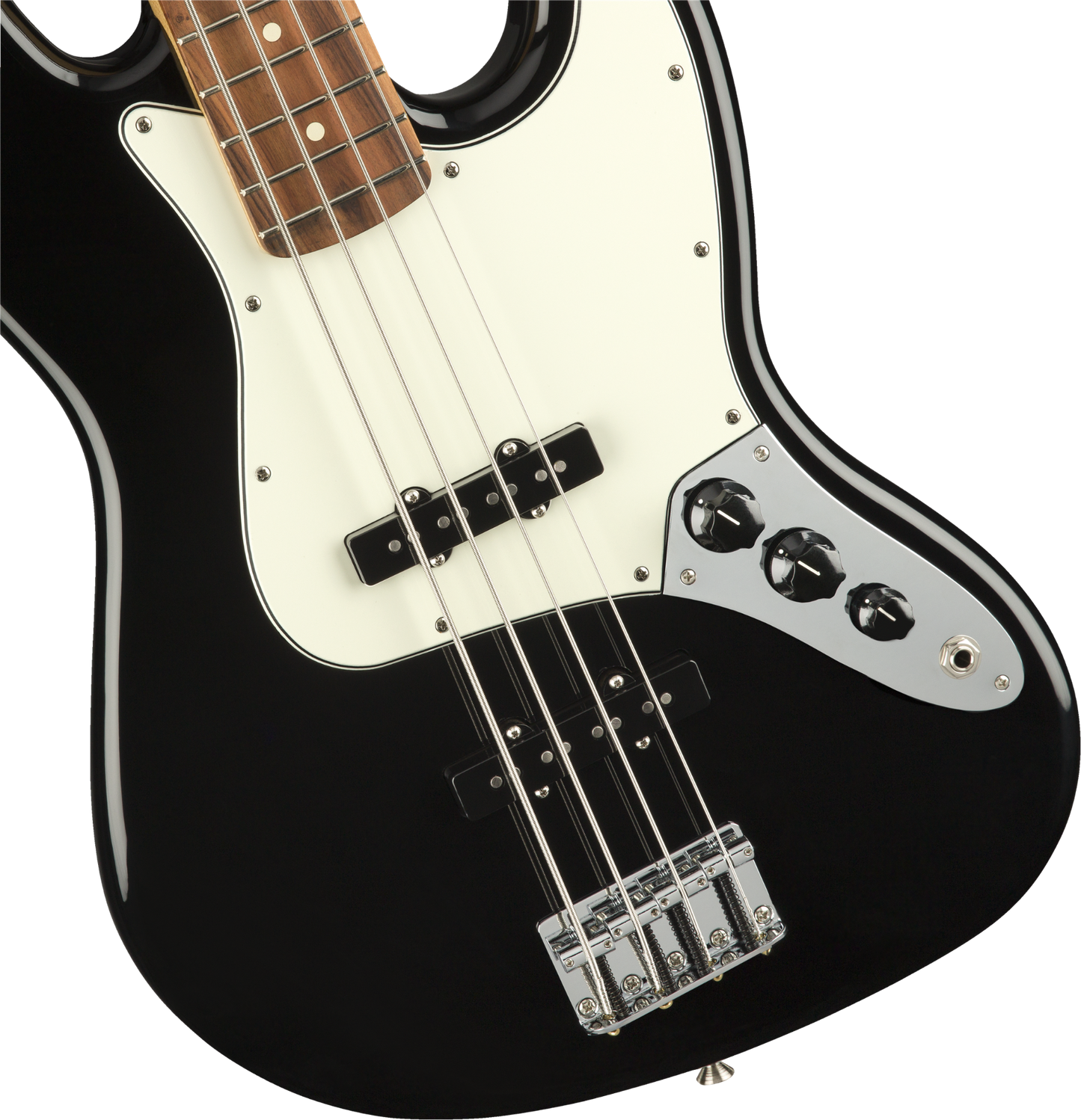 Fender Player Jazz Electric Bass Guitar - Pau Ferro Fingerboard - Black