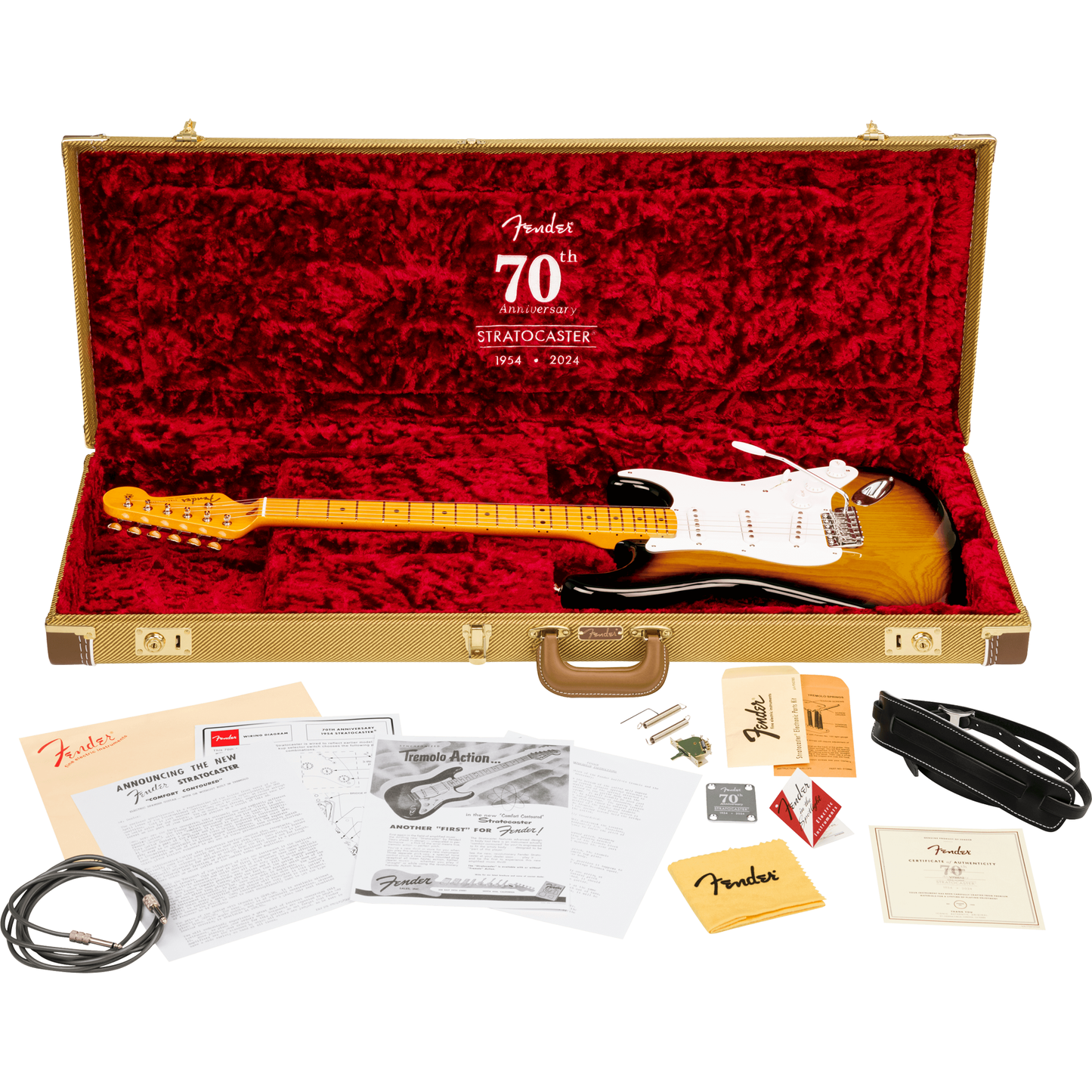 Fender 70th Anniversary American Vintage II 1954 Stratocaster - 2-Color Sunburst