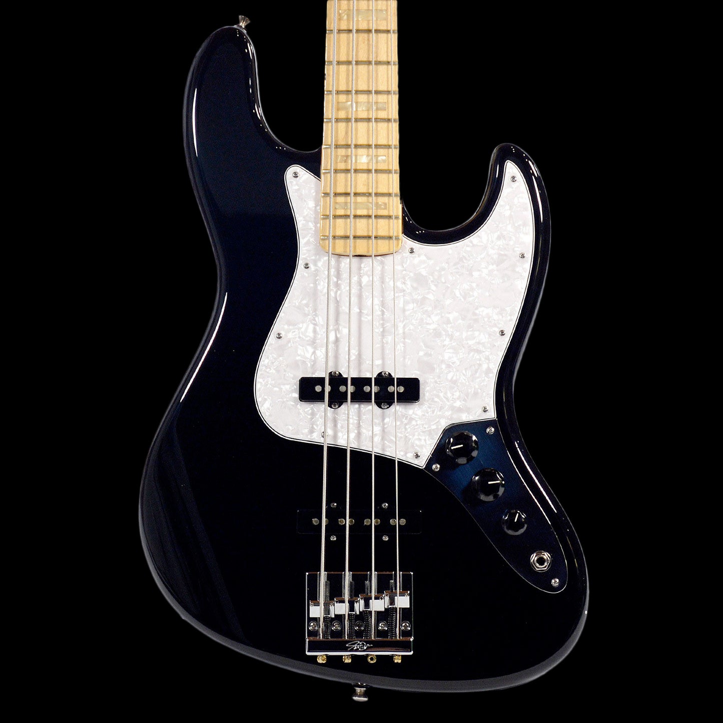 Fender USA Geddy Lee Signature Jazz Bass Black w/ Case