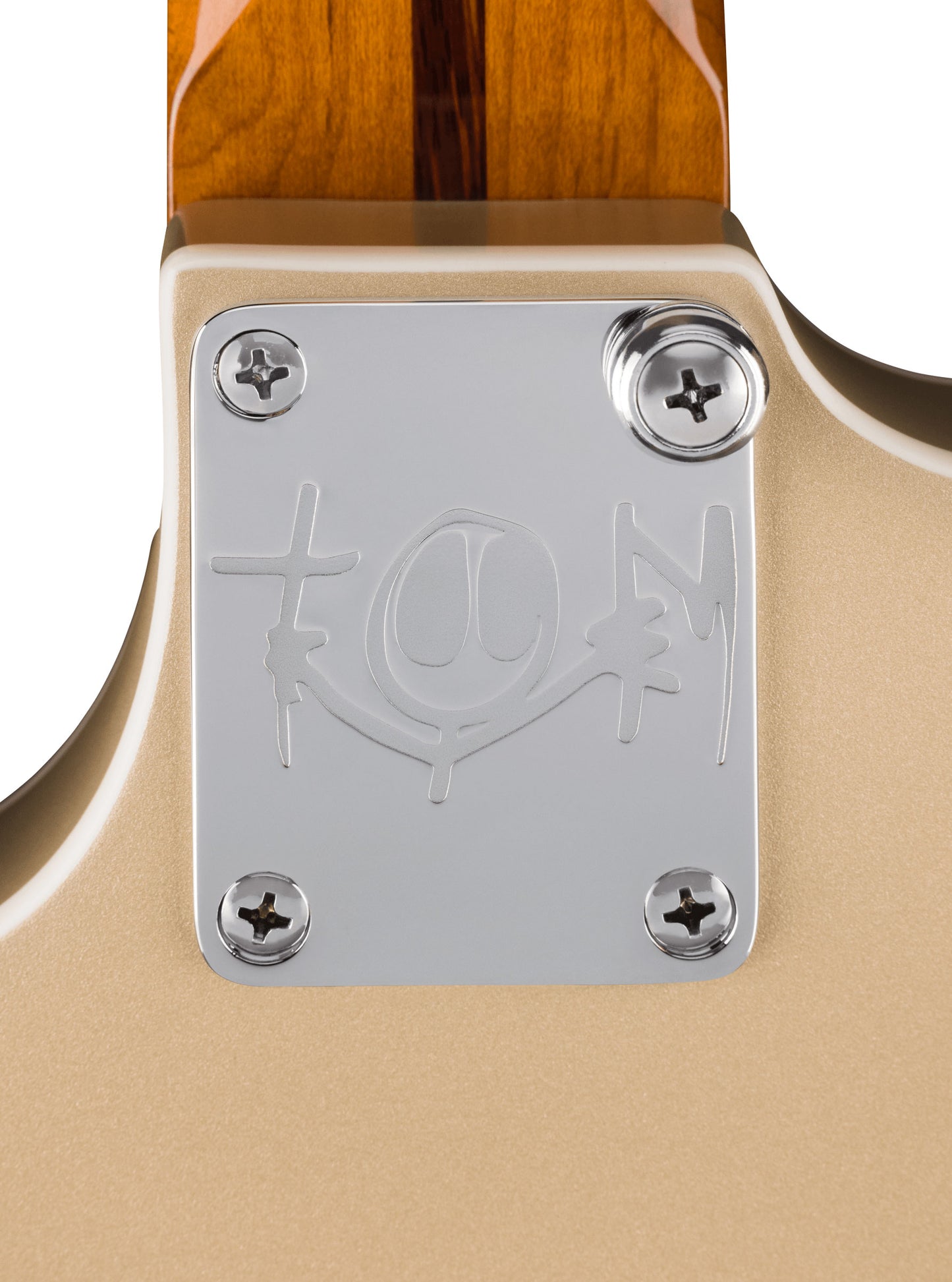 Fender Tom DeLonge Starcaster Semi-Hollow Electric Guitar - Satin Shoreline Gold