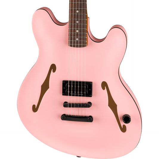 Fender Tom DeLonge Starcaster Semi-Hollow Electric Guitar - Satin Shell Pink