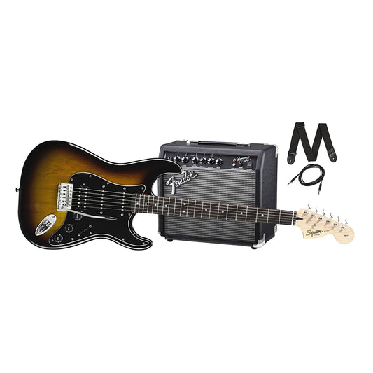 Fender Squier Affinity Series Stratocaster HSS Beginner Pack w/ Frontman 15G Amp