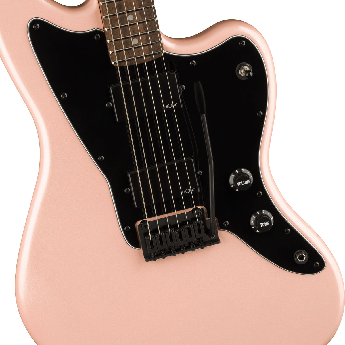 Squier Contemporary Active Jazzmaster HH Electric Guitar in Shell Pink Pearl