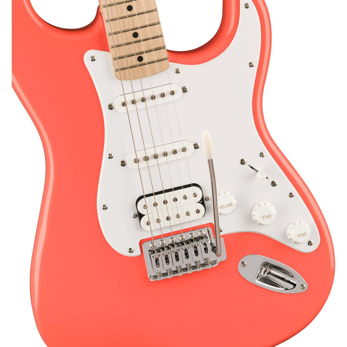 Squier Sonic Stratocaster HSS Electric Guitar - Tahitian Coral