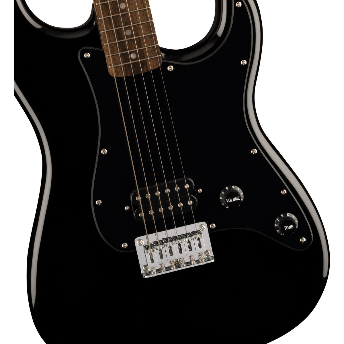 Squier Sonic Stratocaster HT H, Black Fingerboard, Electric Guitar in Black
