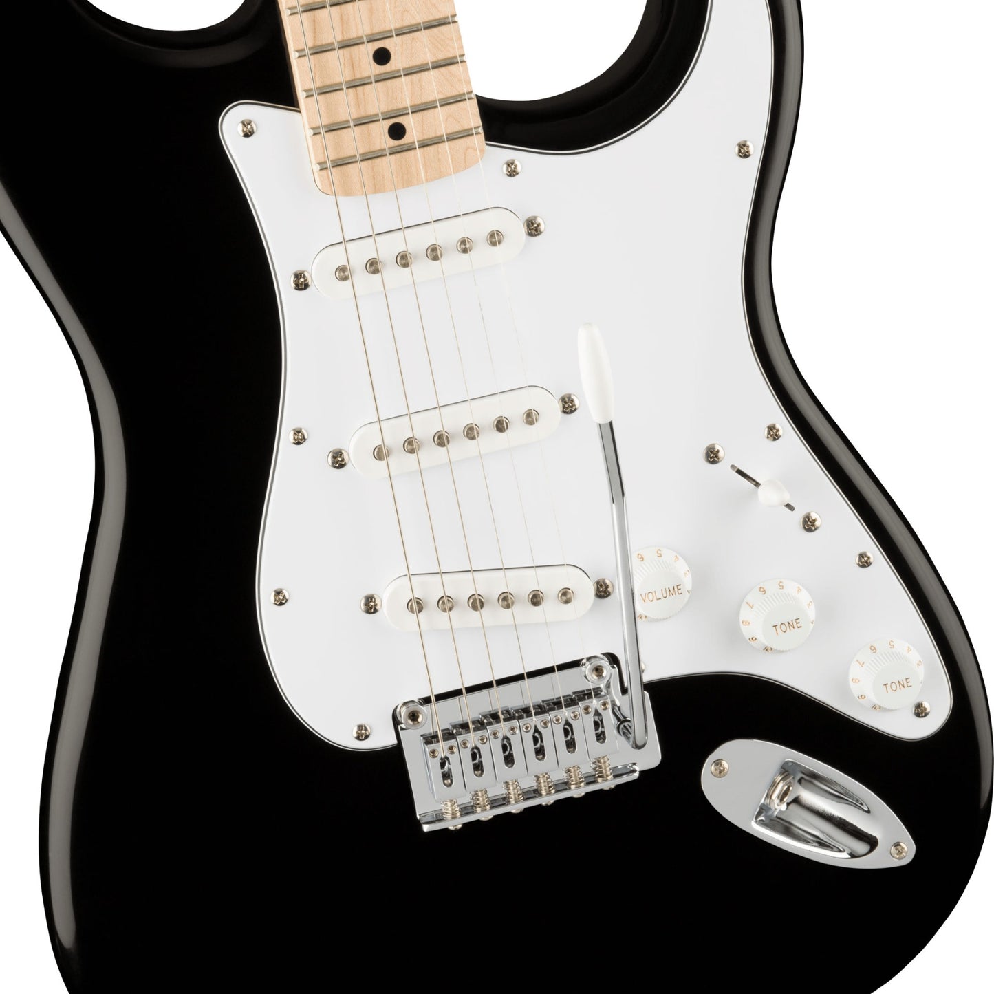 Squier Affinity Series Stratocaster Electric Guitar, Black