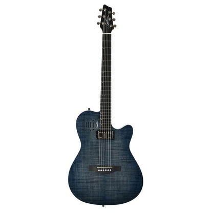 Godin A6 Ultra Denim Electric Guitar - Blue Flame