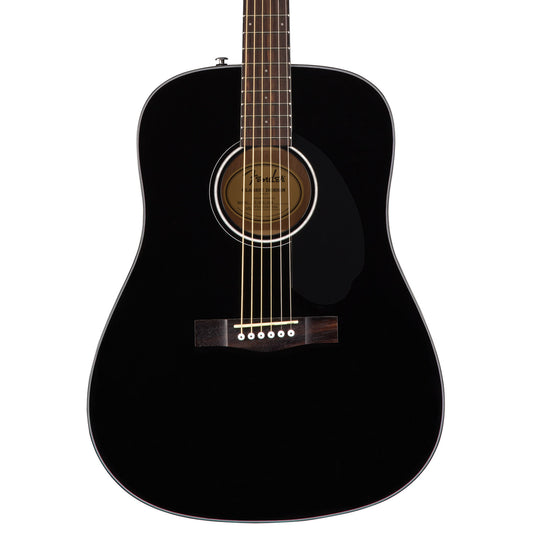 Fender CD-60S Classic Dreadnought Acoustic Guitar - Black