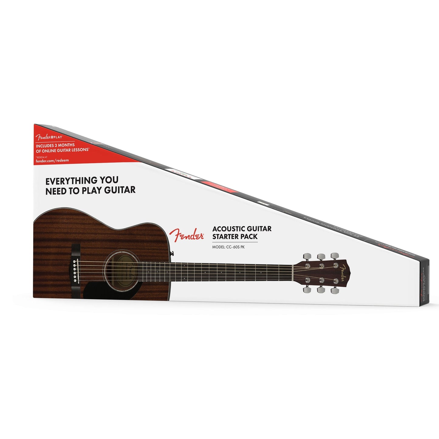 Fender CC60S All Mahogany Acoustic Pack