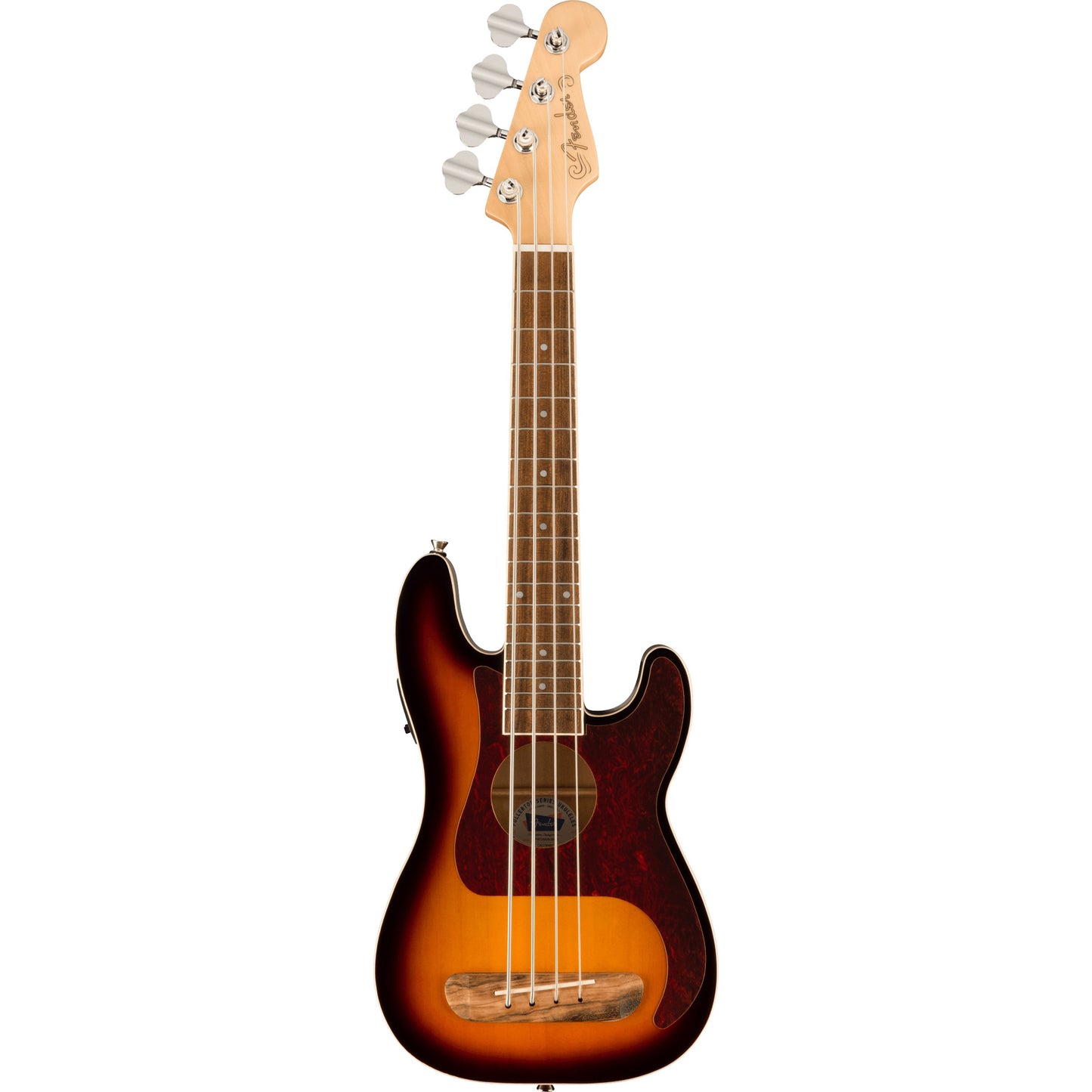 Fender Fullerton Precision Bass Ukulele - Walnut Fingerboard, 3-Color Sunburst