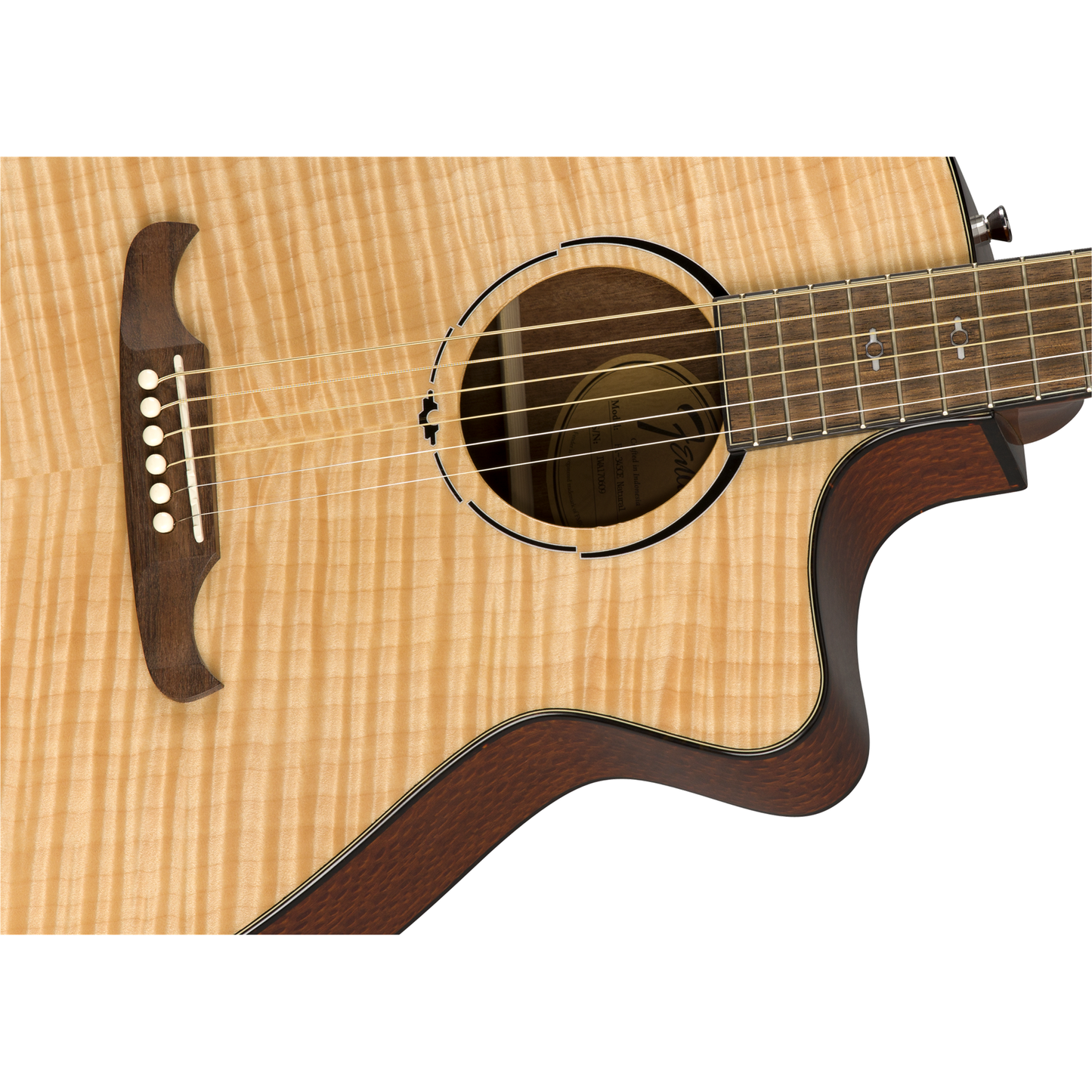 Fender FA-345CE Auditorium Acoustic Electric Guitar -Walnut Fingerboard, Natural