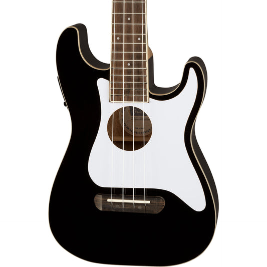 Fender Fullerton Strat Ukulele in Black
