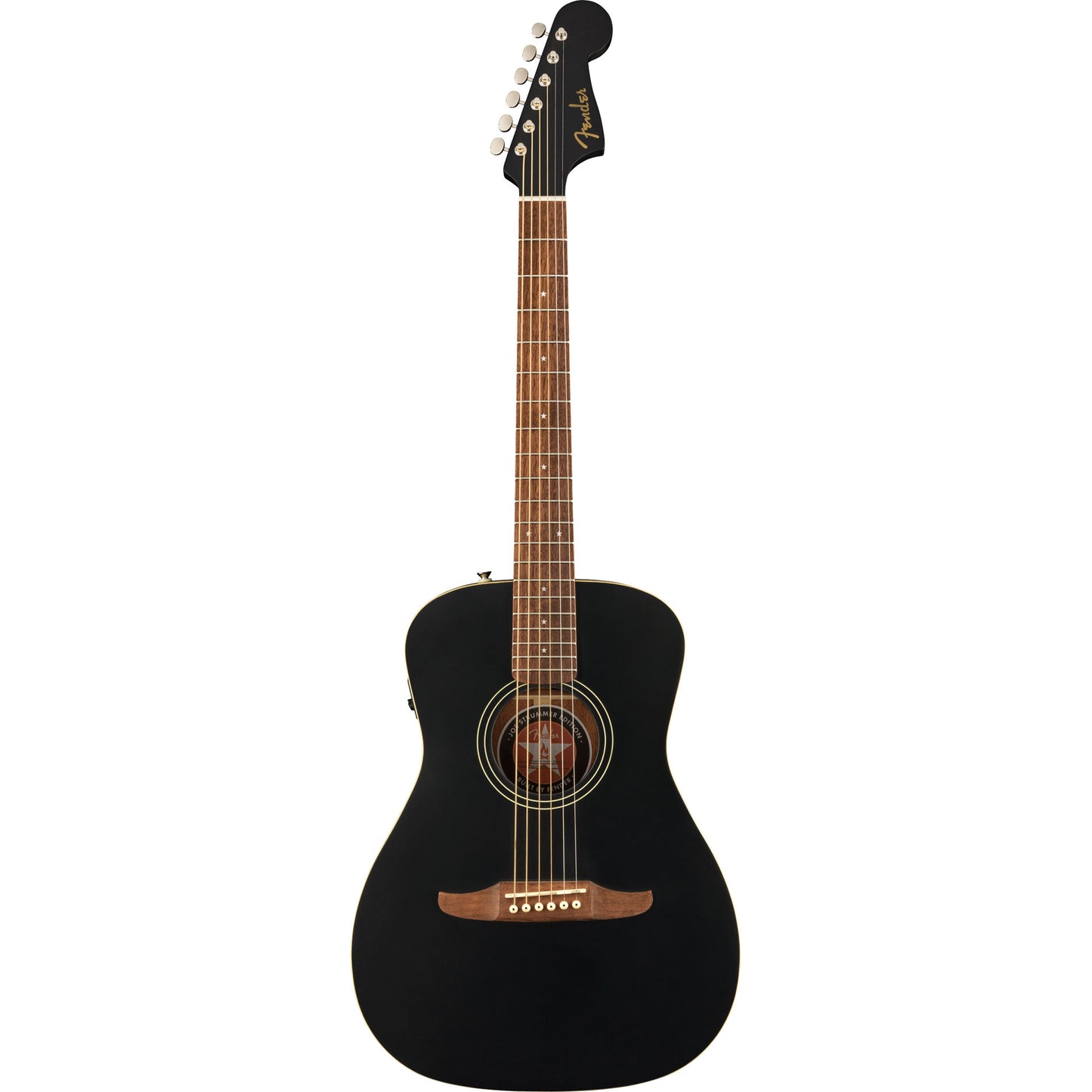 Fender Joe Strummer Campfire Acoustic Electric Guitar in Matte Black