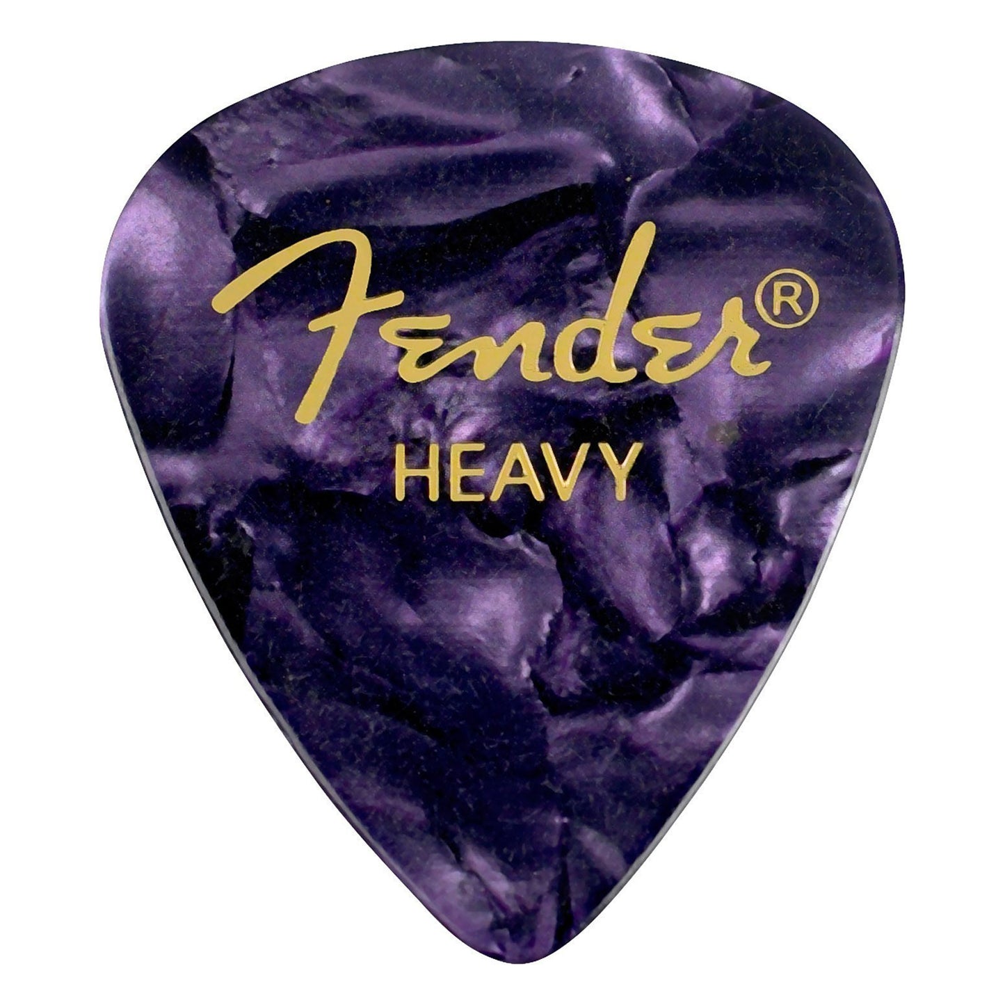 Fender 351 Premium Celluloid Guitar Picks 12-Pack - Purple Moto - Heavy