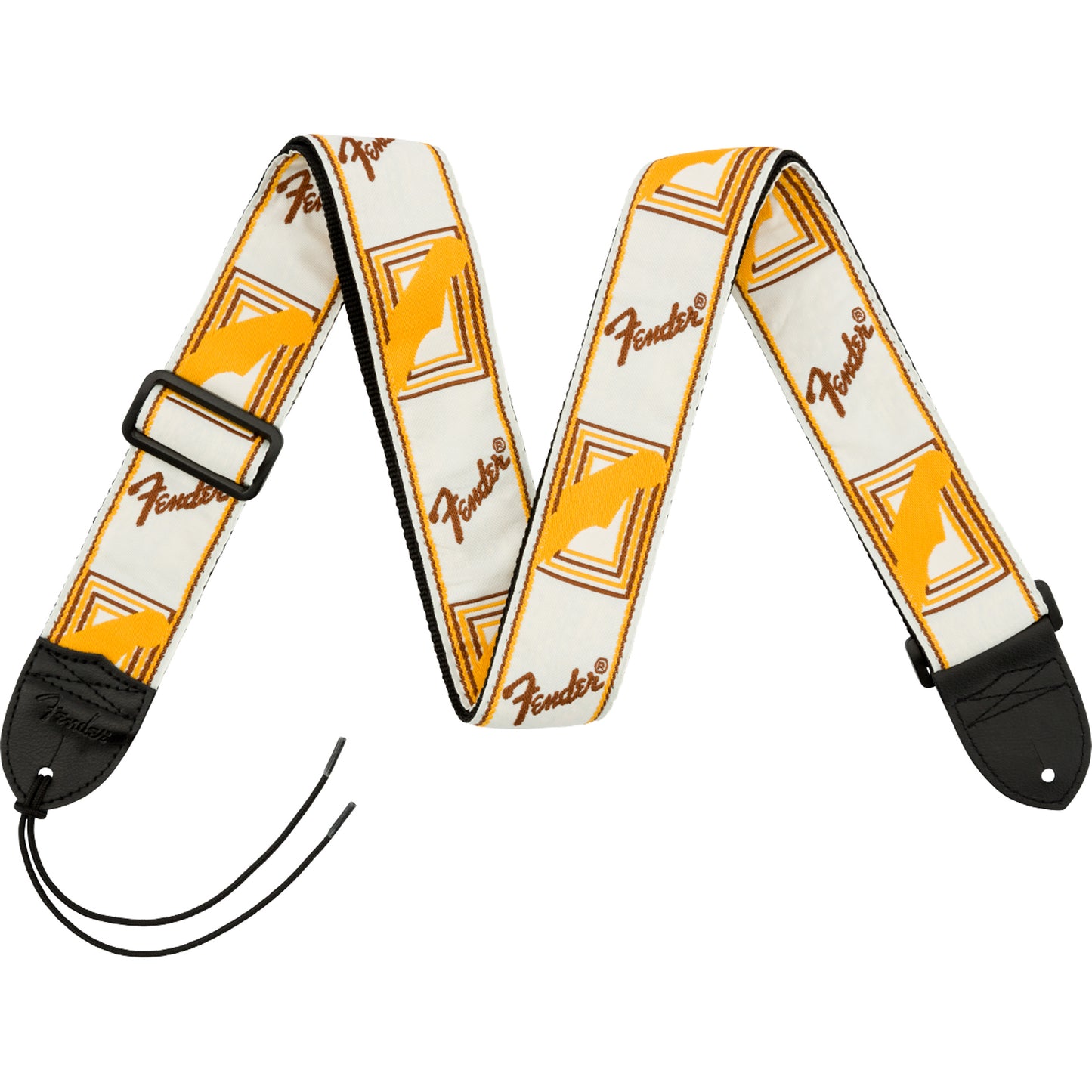 Fender White/Brown/Yellow Mono Strap