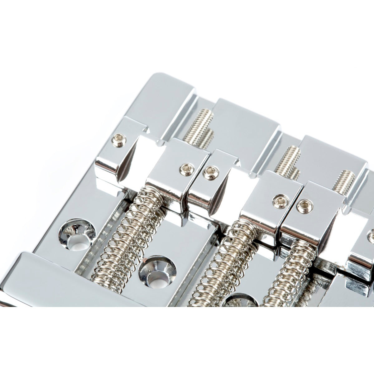 Fender HiMass 4-String Bass Bridge Assembly With Zinc Saddles, Chrome