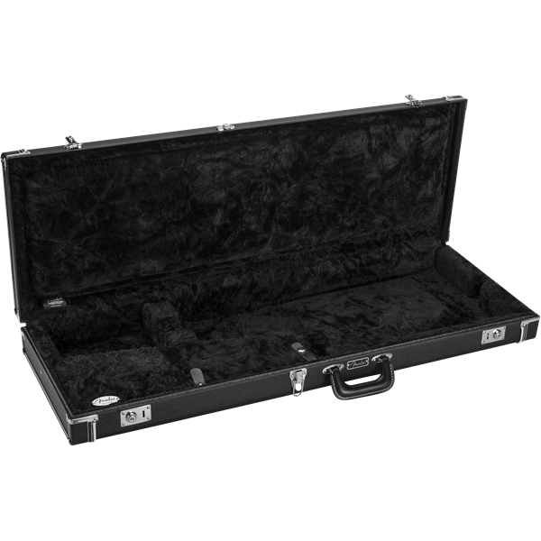 Fender Classic Series Wood Hard Case for Stratocaster or Telecaster in Black