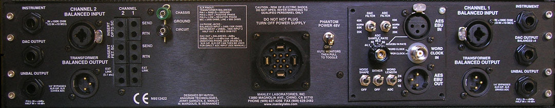 Manley Labs SLAM Stereo Limiter and Microphone Preamp