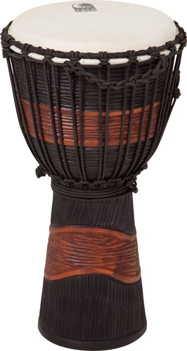 Toca Street Series 12" Large Djembe in Black/Brown Finish