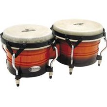 Latin Percussion Matador Wood Bongos in Vintage Sunburst