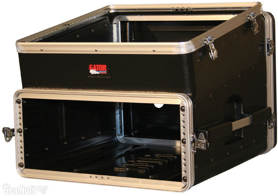 Gator GRC-10x4 10U Top, 4U Side Console Audio Rack (GRC10X4)