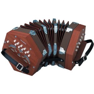 Hohner D40 Concertina with Gig Bag