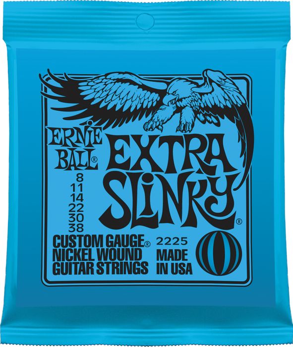 Ernie Ball 2225 Nickel Extra Slinky Electric Guitar Strings