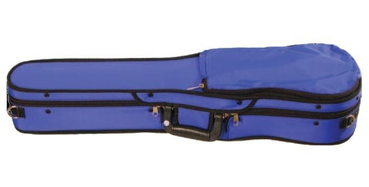 BOBELOCK #1007 Puffy Shaped Violin Case IN BLUE 4/4