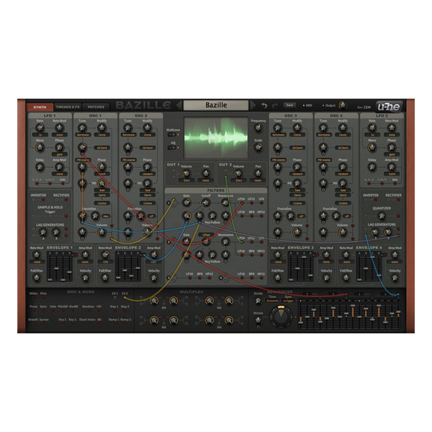 u-he Bazille Digital Modular Synth Plug-in