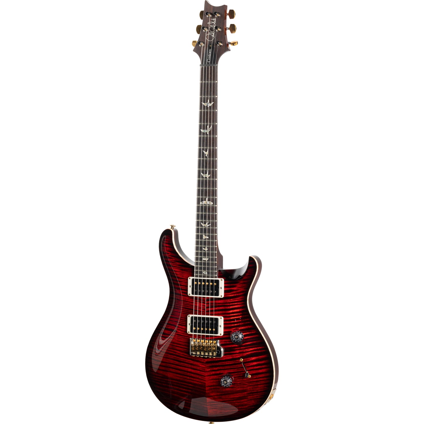PRS Custom 24 10 Top Electric Guitar, Fire Red Burst