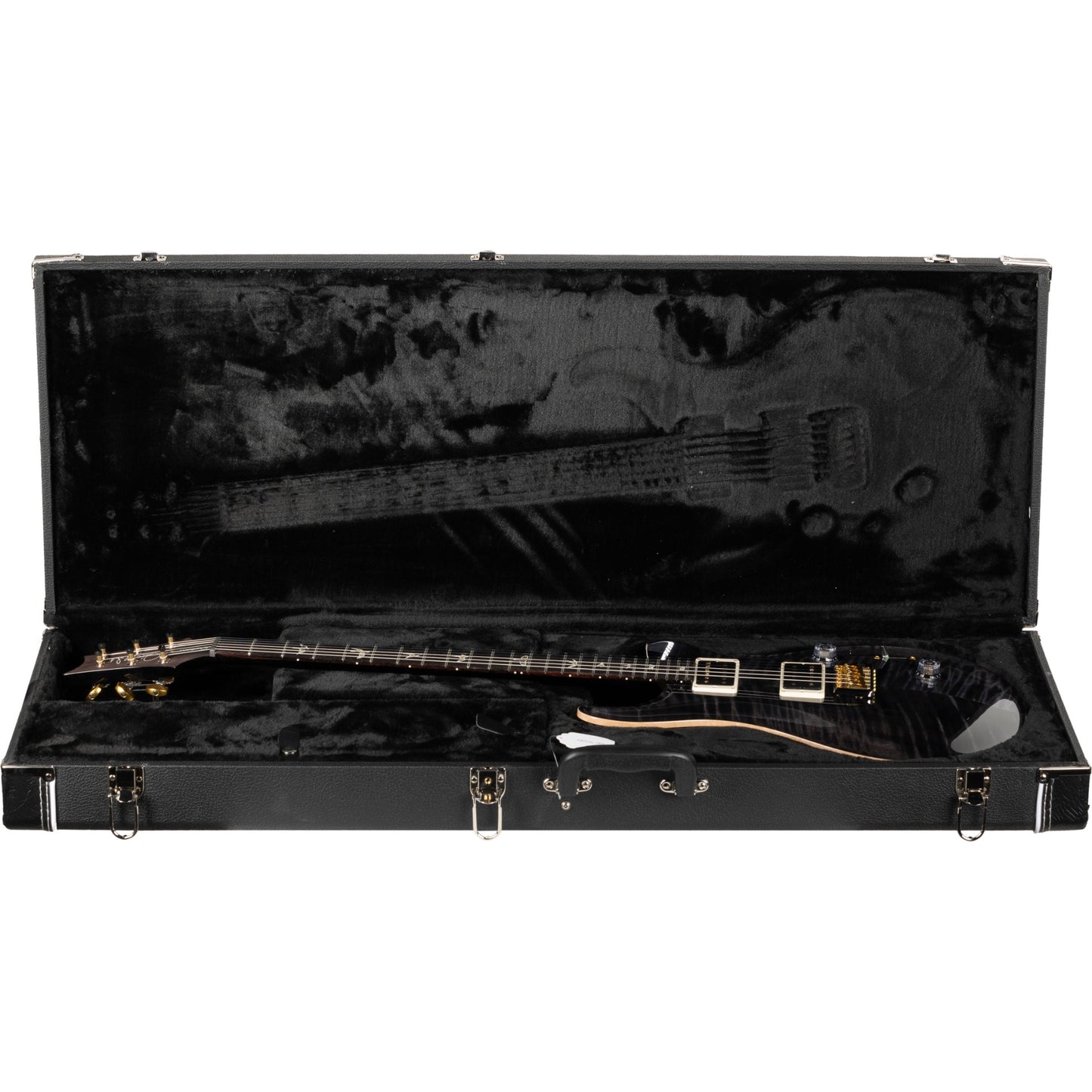 PRS Custom 24 10 Top Electric Guitar, Gray Black w/ Case