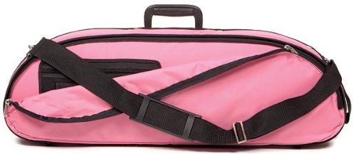 BOBELOCK PUFFY HALF MOON SUSPENSION 4/4 VIOLIN CASE in PINK