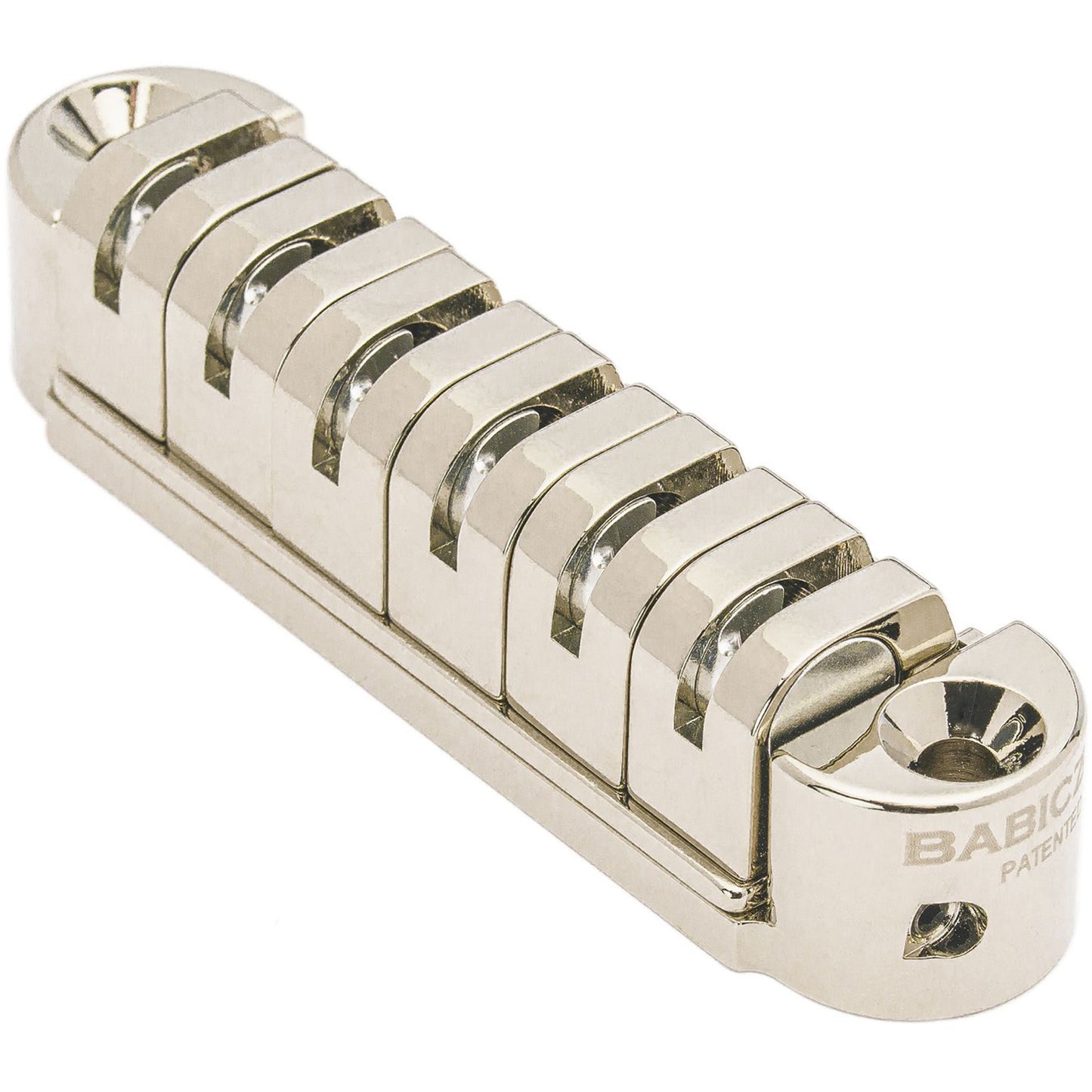 Babicz Full Contact Hardware O.E.M. Tune-O-Matic Flat Bridge - Nickel