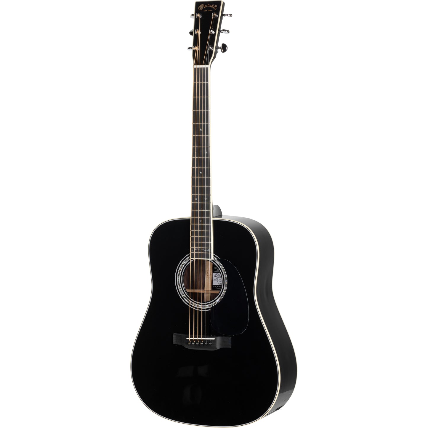 Martin D-35 Johnny Cash Special Edition Acoustic Guitar - Black