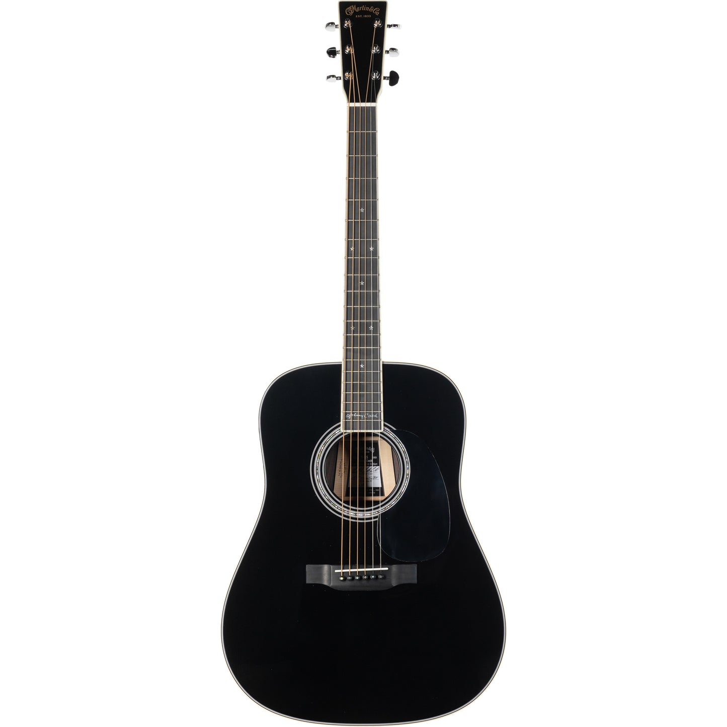 Martin D-35 Johnny Cash Special Edition Acoustic Guitar - Black