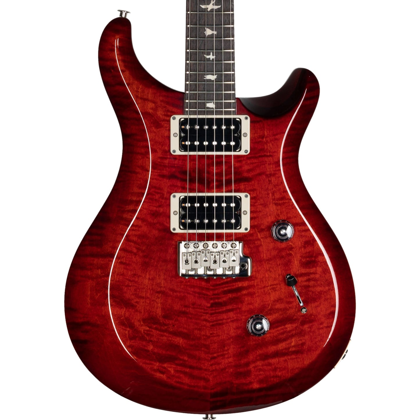 PRS S2 Custom 24 Electric Guitar, Fire Red Burst