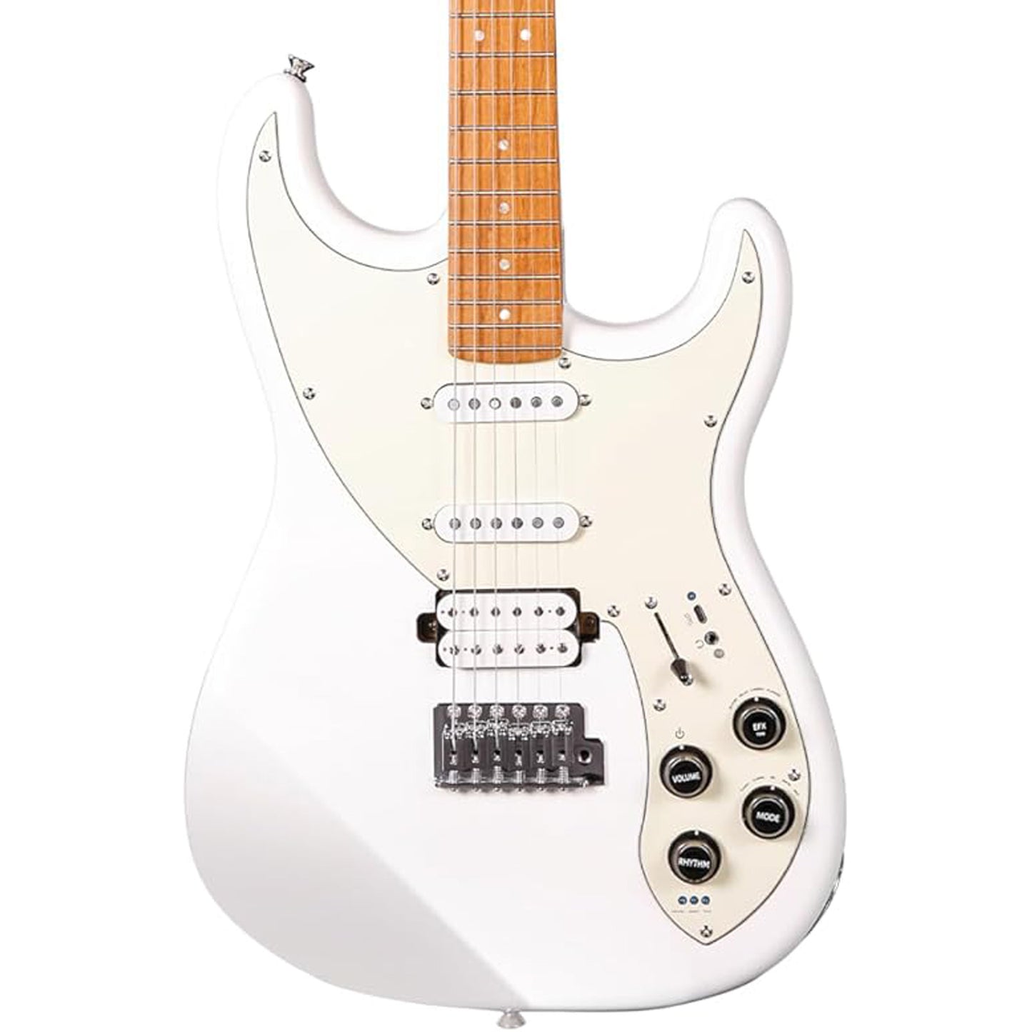 Tyma Guitars E7 Smart Guitar All-In-One Guitar - Snow Feather White