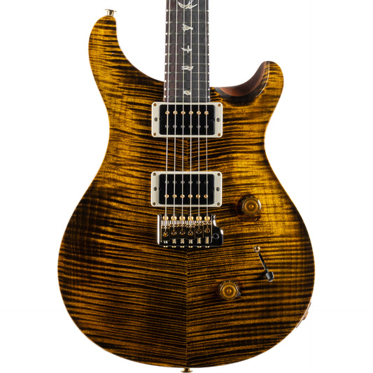 PRS Custom 24 10 Top Electric Guitar, Yellow Tiger