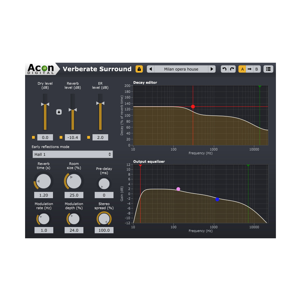 Acon Digital Verberate Surround Plug-in