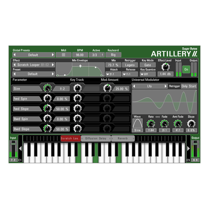Sugar Bytes Artillery2 Virtual Instrument