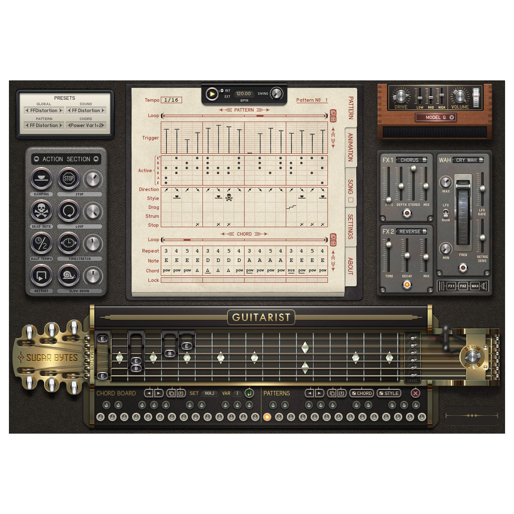 Sugar Bytes Guitarist Virtual Instrument