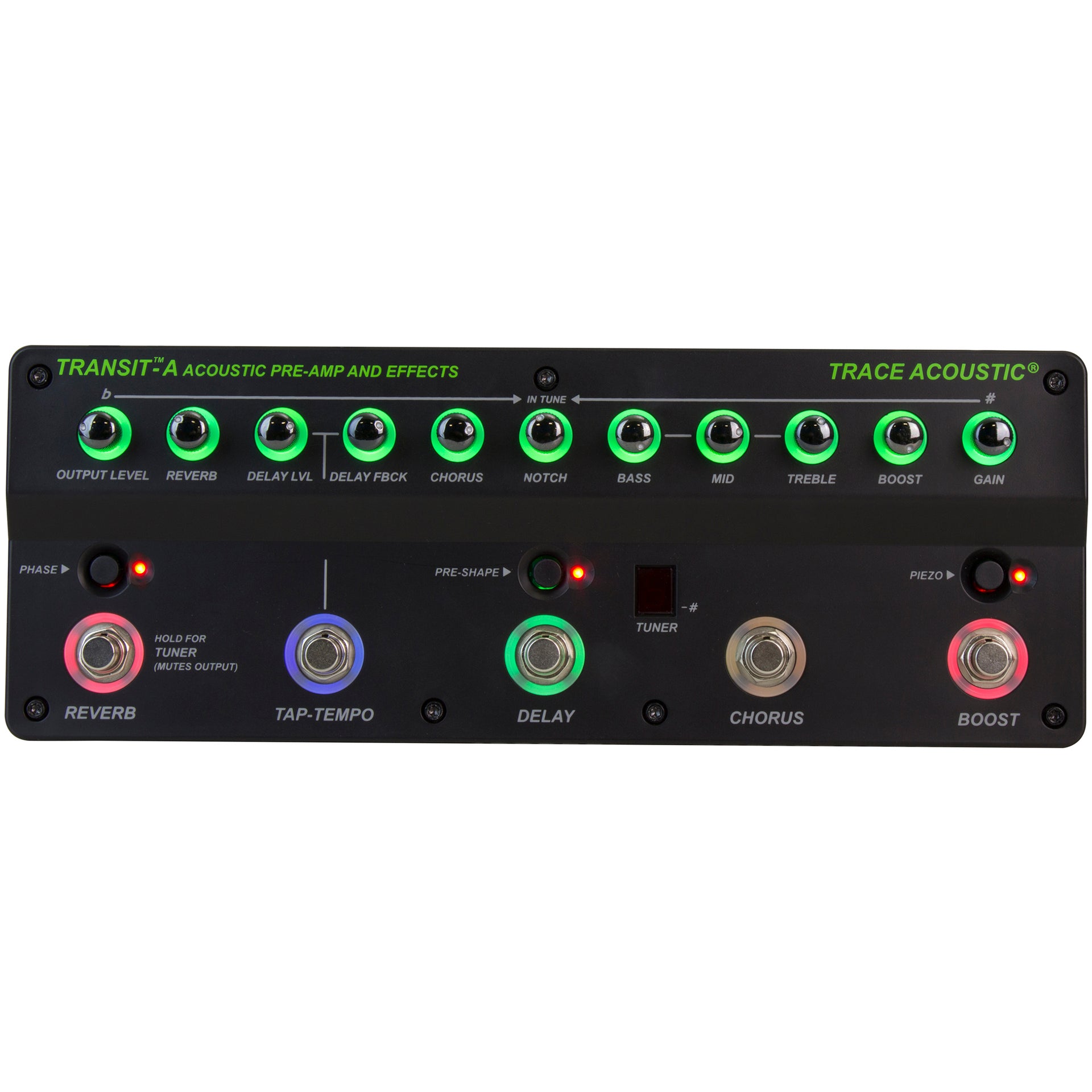 Trace Elliot Transit A Acoustic Guitar Preamplifier and Effects Pedal – Alto Music
