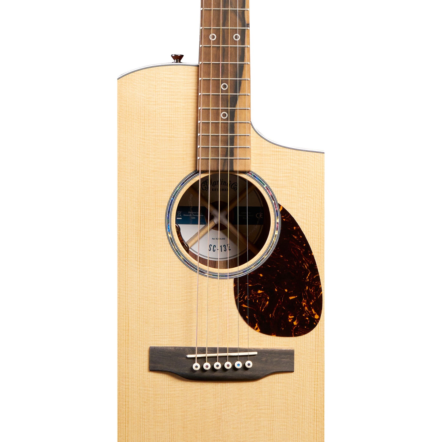 Martin SC-13E Modern Road Series Acoustic Electric Guitar - Natural