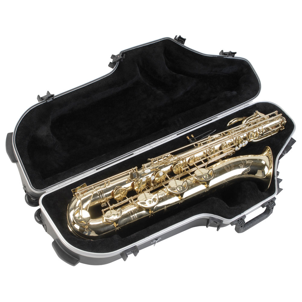SKB SKB455W Contoured Pro Baritone Sax Case with Wheels