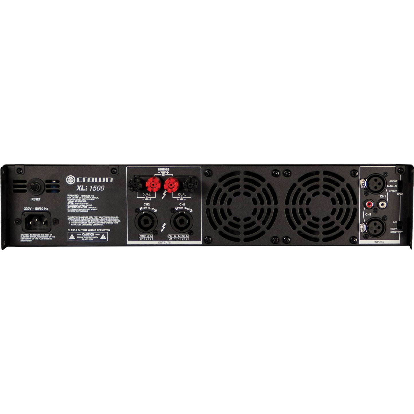 Crown Audio XLi 1500 Stereo Power Amplifier