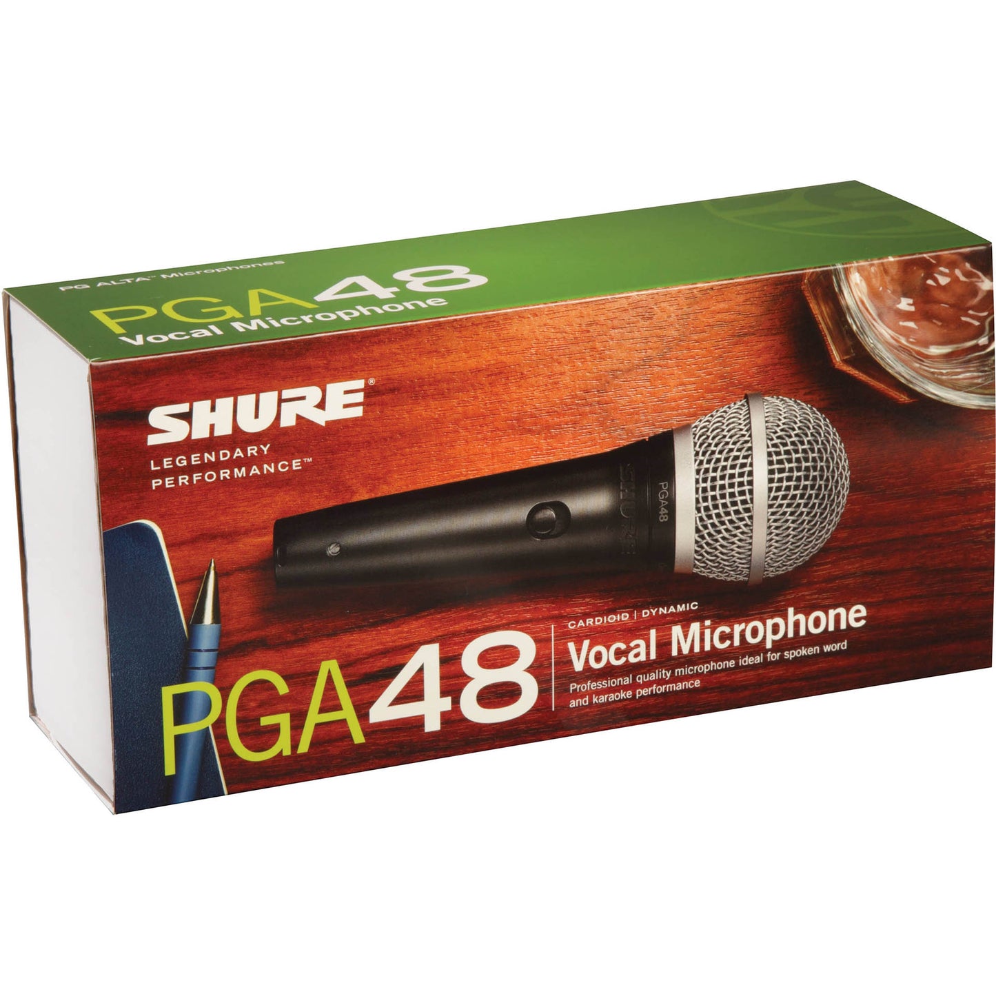 Shure PGA48-LC Cardioid Dynamic Vocal Microphone with No Cable